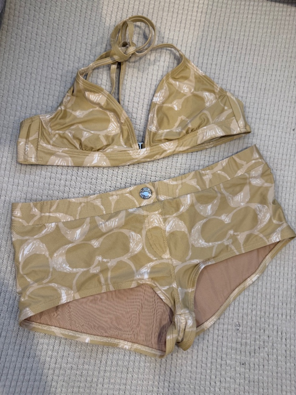 Coach 2 Piece Women's Bikini Bathing Suit - Size Medium